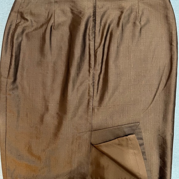 HERMÈS PARIS SILK SKIRT Size FR 42 - Picture 5 of 5